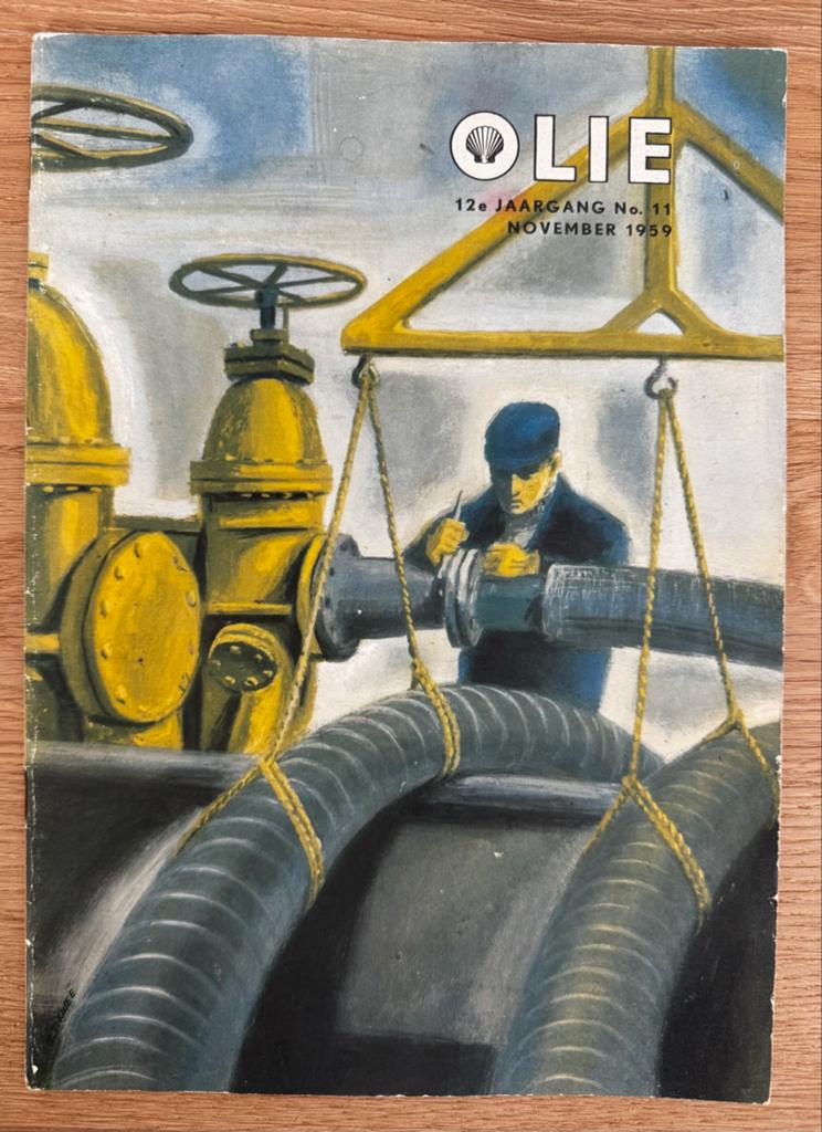Olie: Maandblad Koninklijke Shell - Nr. 11, 1959 (36 pag.), Boeken, Ophalen of Verzenden, Gelezen, Overige typen