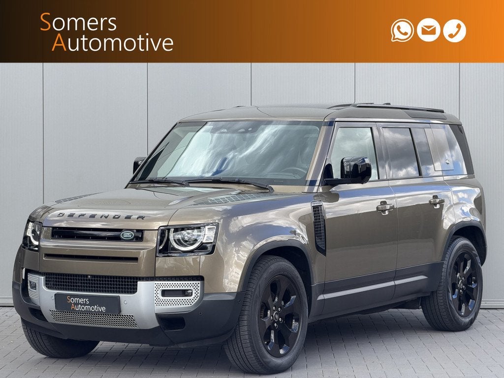 Land Rover Defender 110 D240 SE | CHECK ENGINE | Panorama |, Auto's, Land Rover, Automaat, Gebruikt, Zwart, 4 cilinders