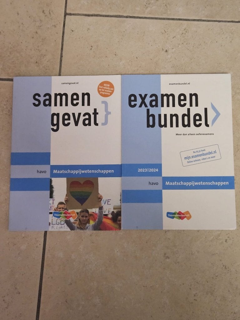 Examenbundel Maatschappijleer HAVO, editie 20, Boeken, Ophalen of Verzenden, Zo goed als nieuw, HAVO, Maatschappijleer