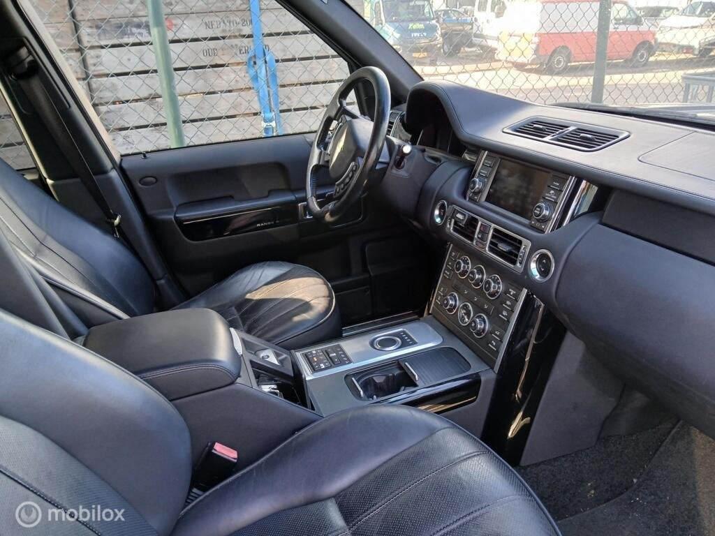 Stoelen Range Rover L322 2012 Zwart Leer Zetels Achterbank, Land Rover, Ophalen of Verzenden