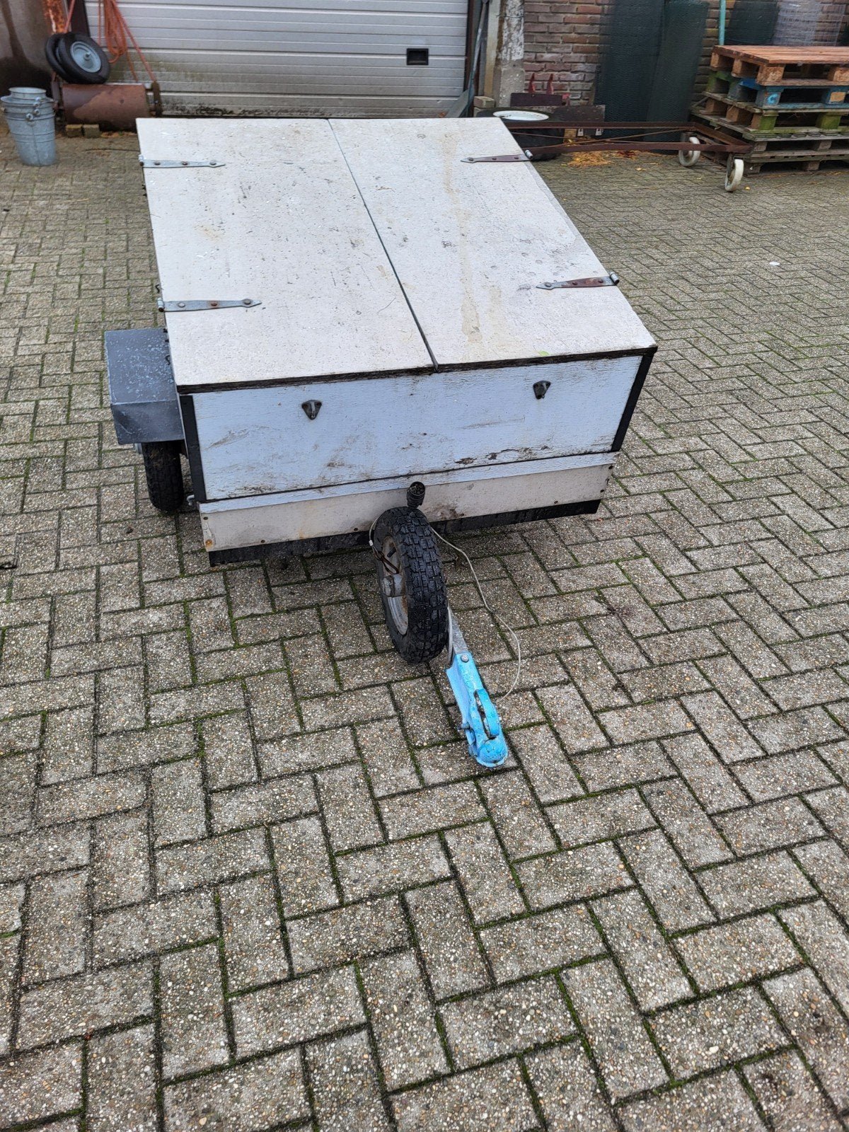 kar mini tractor aanhanger aanhangwagen, Tuin en Terras, Ophalen