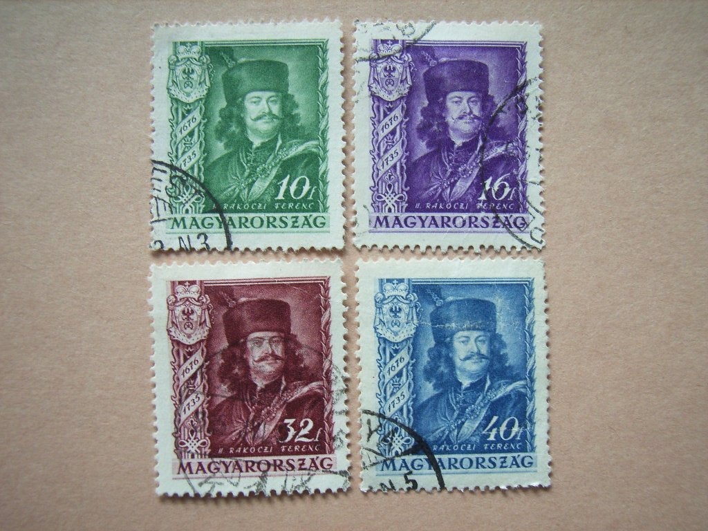 KZ   Hongarije 517-521, Ophalen of Verzenden, Gestempeld