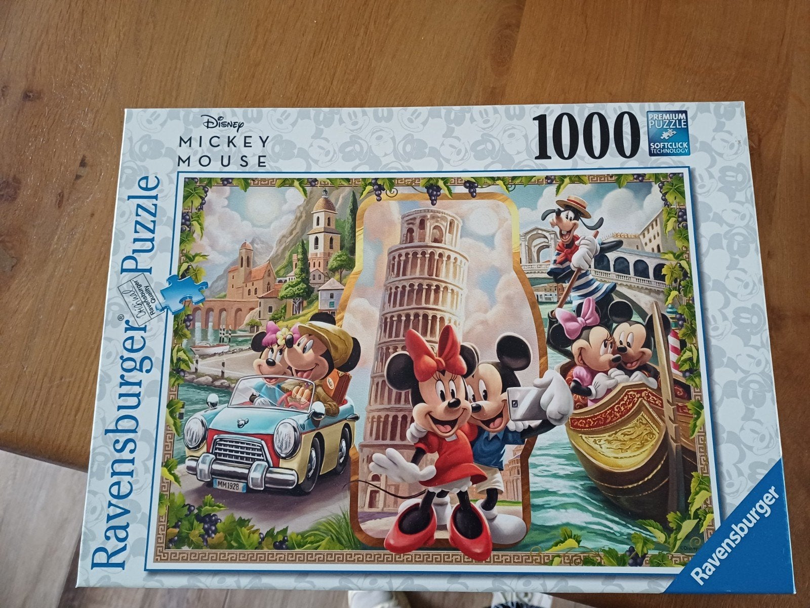 disney puzzel mickey en minnie puzzel, Ophalen of Verzenden, 500 t/m 1500 stukjes, Zo goed als nieuw