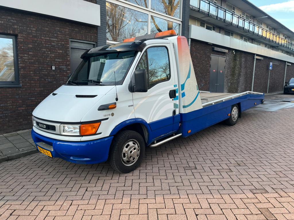 Iveco Daily 35C11 2.8 TD Oprijwagen LIER / OPRIJPLATEN / APK, Auto's, 4 cilinders, Iveco, Wit, Bedrijf