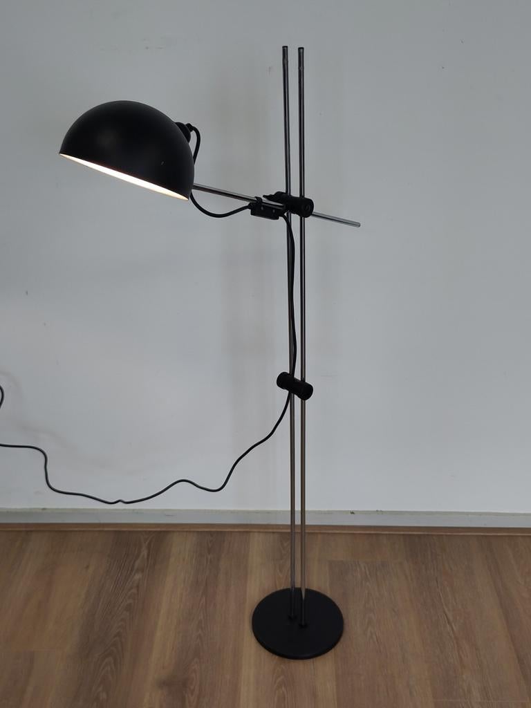 Vintage staande lamp Gamma Lux Italiaans design vloerlamp, Ophalen, Gebruikt, ., Metaal
