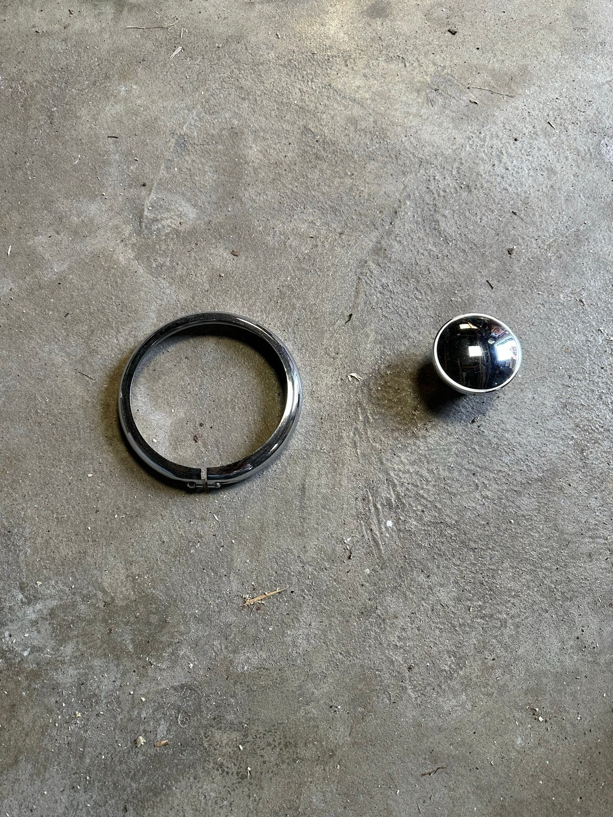 Tankdop & Koplamp Ring Chroom Harley Davidson Forty Eight 20, Ophalen of Verzenden, Gebruikt