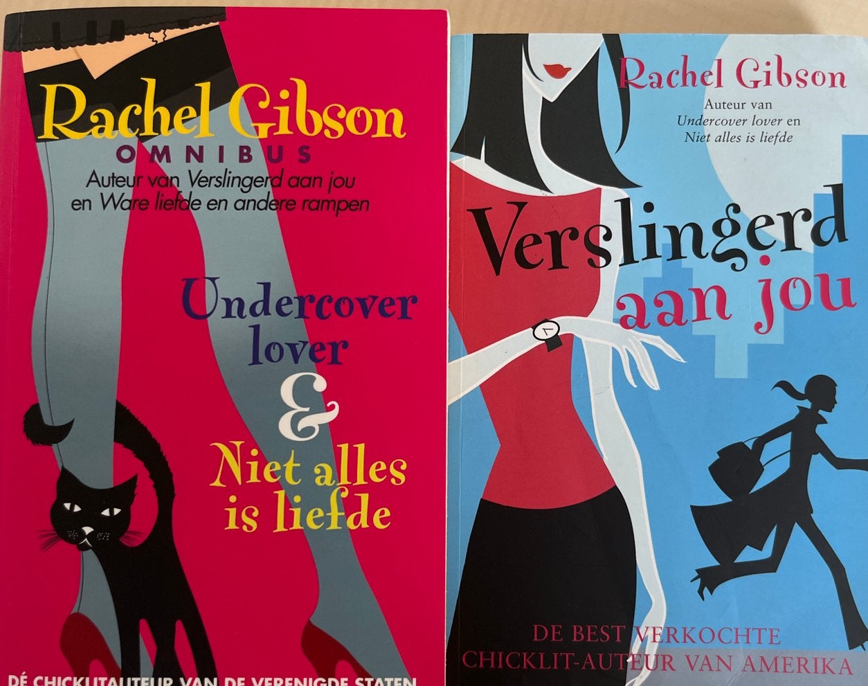 Rachel Gibson Boeken: Undercover Lover & Verslingerd aan jou, Ophalen of Verzenden, Zo goed als nieuw