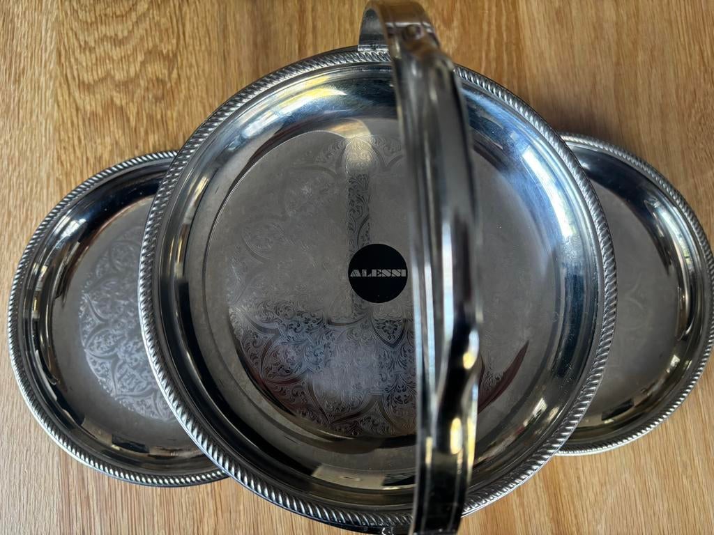 Alessi etagère vintage, Ophalen, Zo goed als nieuw, 25 tot 50 cm, Minder dan 100 cm
