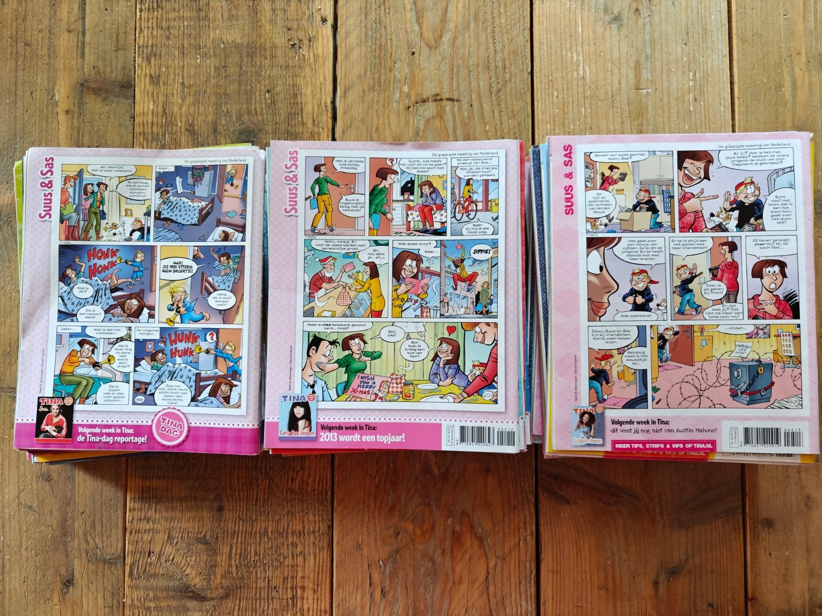3 Stapel Tina's., Boeken, Tijdschriften en Kranten, Ophalen of Verzenden, Gelezen, Overige typen
