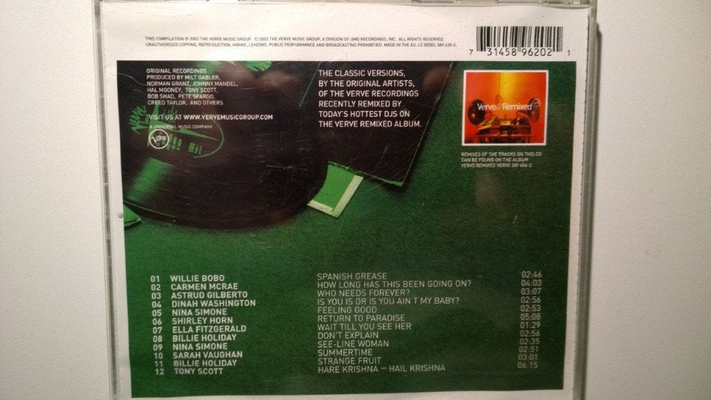 Verve Unmixed, Ophalen of Verzenden, Zo goed als nieuw, Pop, Album