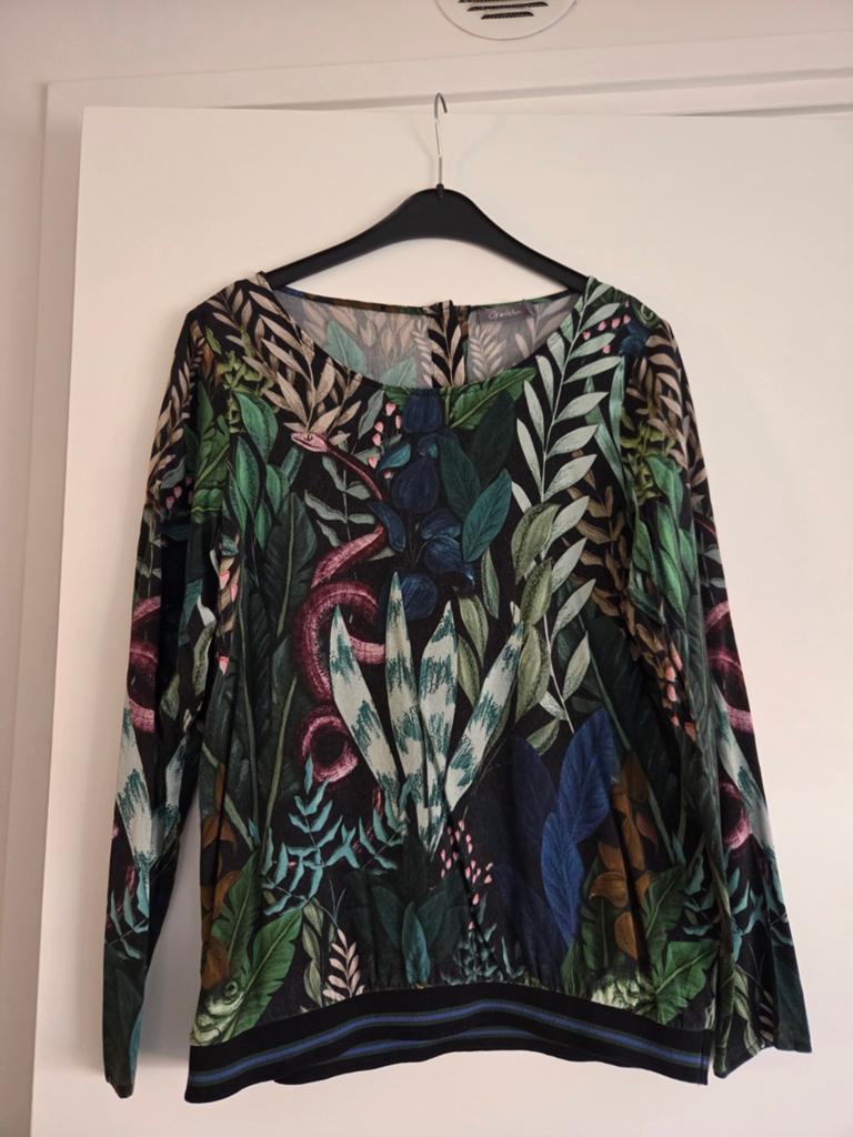 Geisha long sleeve - blouse L / 40 viscose, Kleding | Dames, Blouses en Tunieken, Ophalen of Verzenden, Zo goed als nieuw, Maat 38/40 (M)
