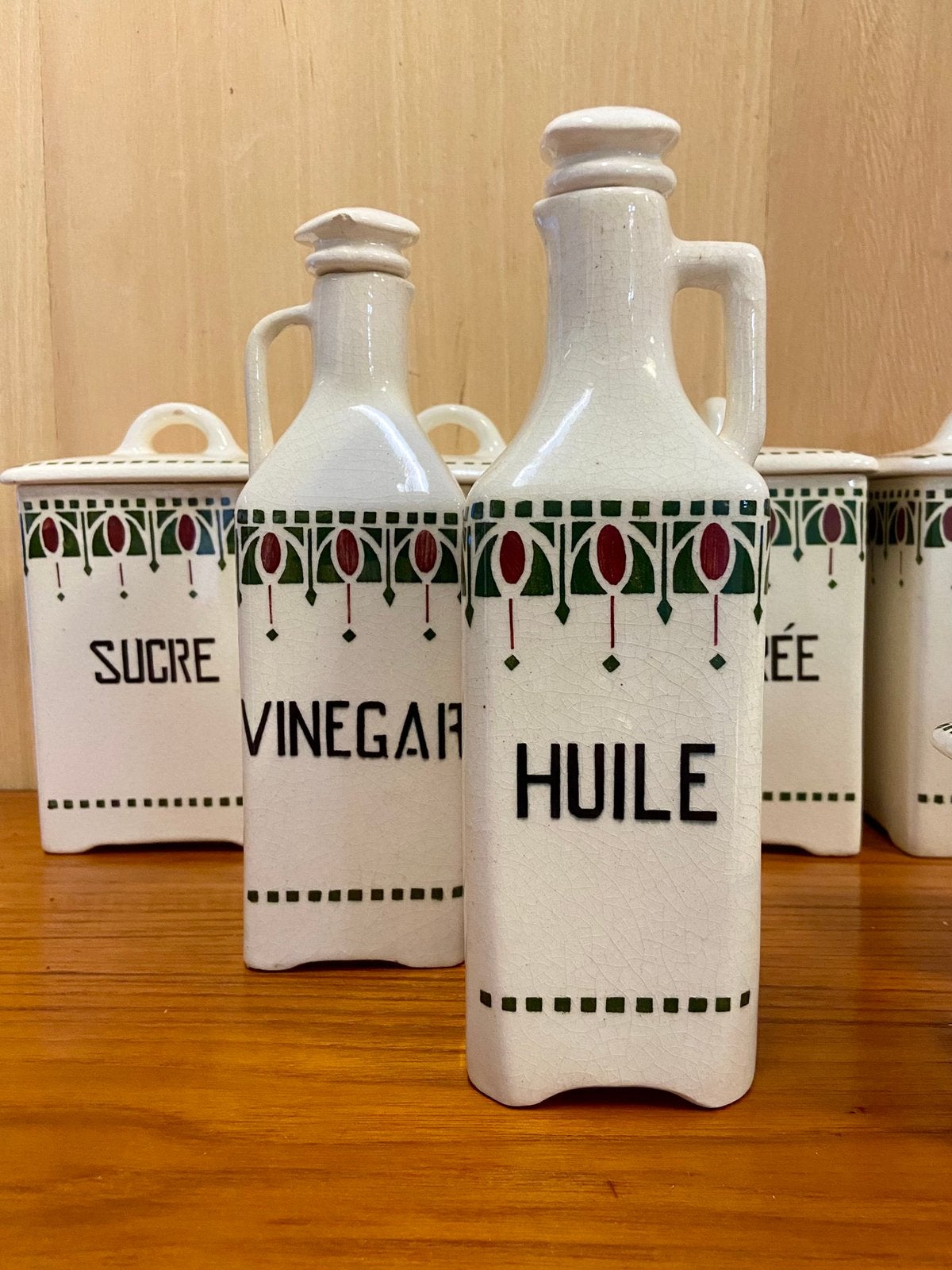 Antieke Keramische Voorraadpotten & Kruidenpotjes, Antiek en Kunst, Antiek | Keukenbenodigdheden, Ophalen
