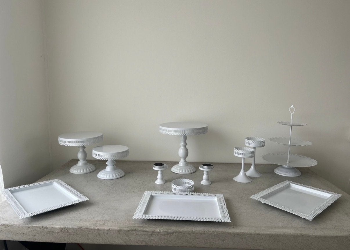 Witte sweettable set voor feestjes, Ophalen, Nieuw