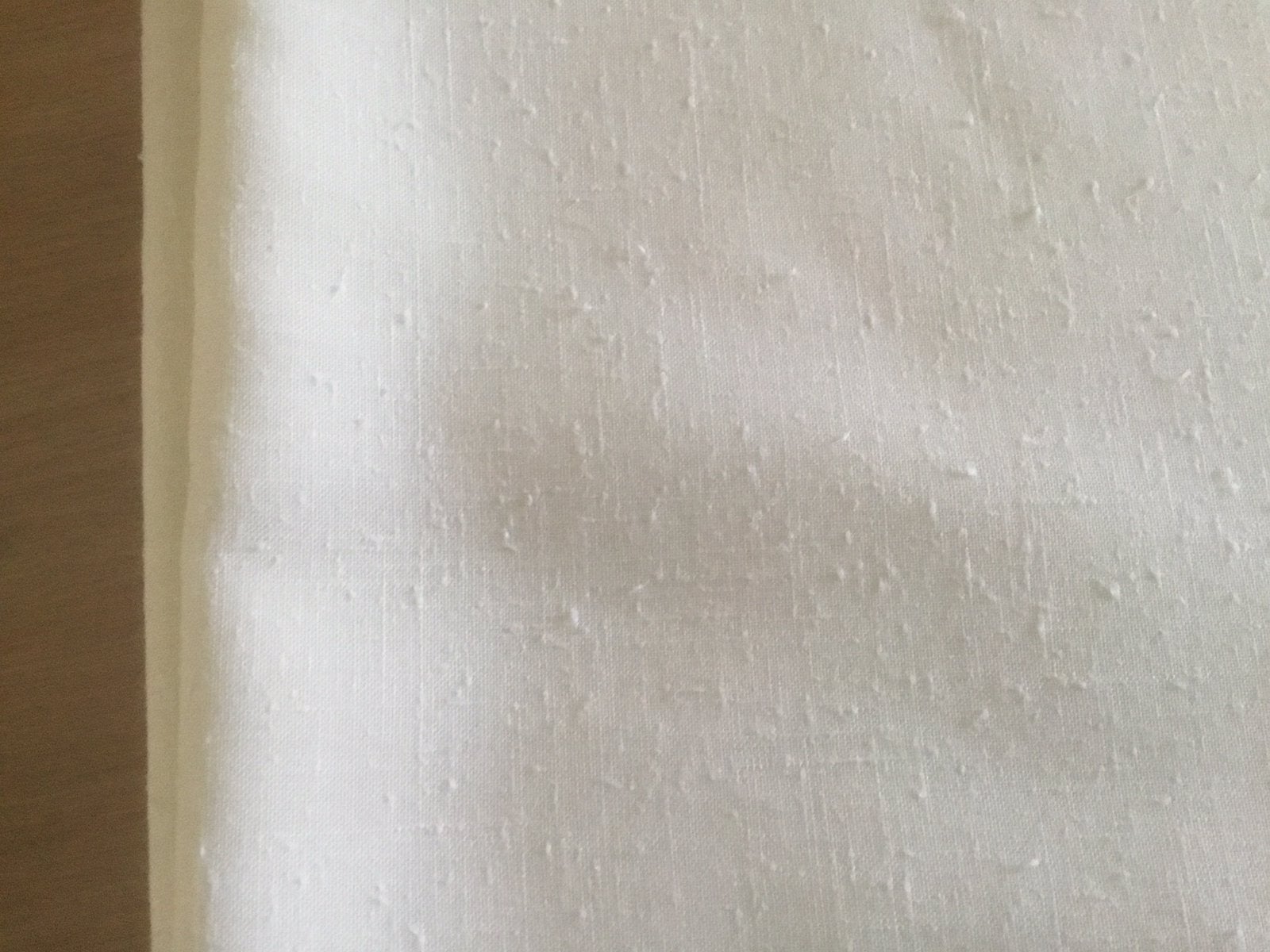 Wit linnen structuurstof polyester nieuw 150/145, Hobby en Vrije tijd, 120 cm of meer, Ophalen of Verzenden, Linnen, Nieuw