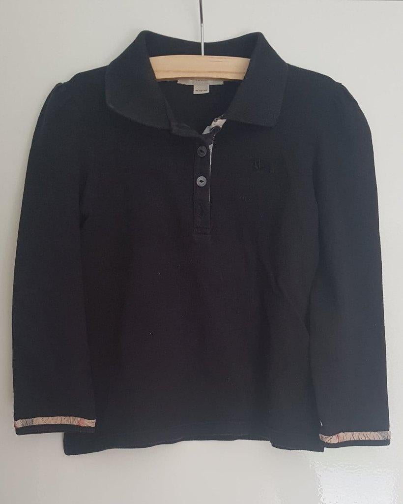 Burberry polo donkerblauw 104, Ophalen of Verzenden, Jongen of Meisje, Jurk of Rok