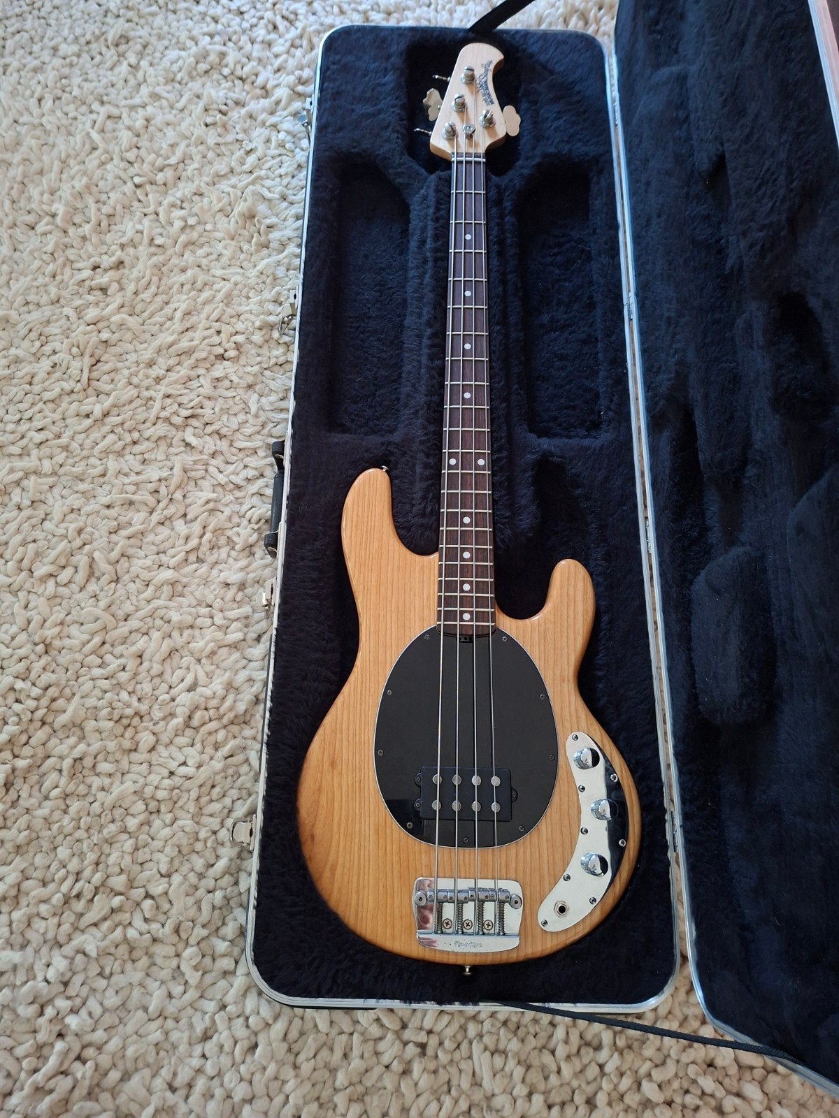 Music Man StingRay basgitaar - Zo goed als nieuw, Muziek en Instrumenten, Ophalen, Zo goed als nieuw