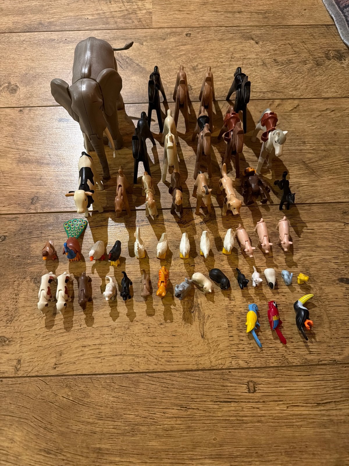 Playmobil Dieren Collectie - Olifant, Paarden, Vogels & Meer, Ophalen of Verzenden, Gebruikt