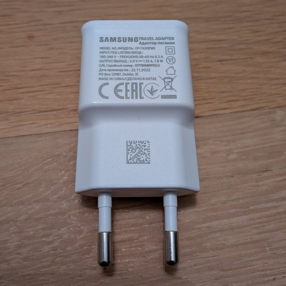 Samsung Travel Adapter EP-TA50EW, Samsung, Adapter, Nieuw, Micro-USB