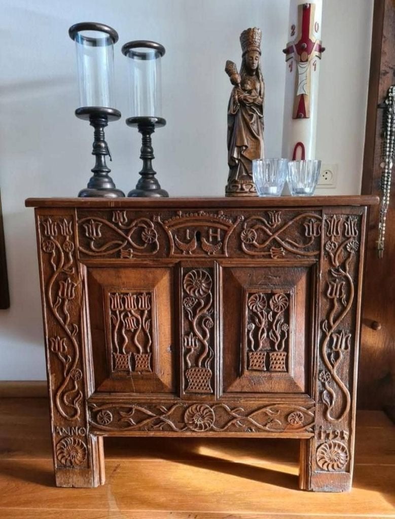 Bruidskist kist antiek brocante dekenkist halkastje, Ophalen of Verzenden