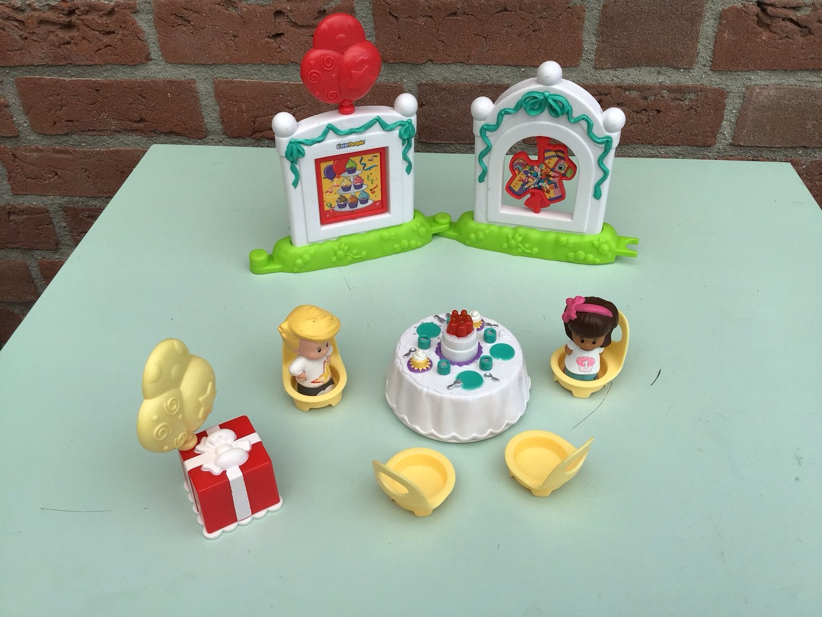 Little People Feestje Speelset met Figuren en Accessoires, Ophalen of Verzenden, Gebruikt, Jongen of Meisje