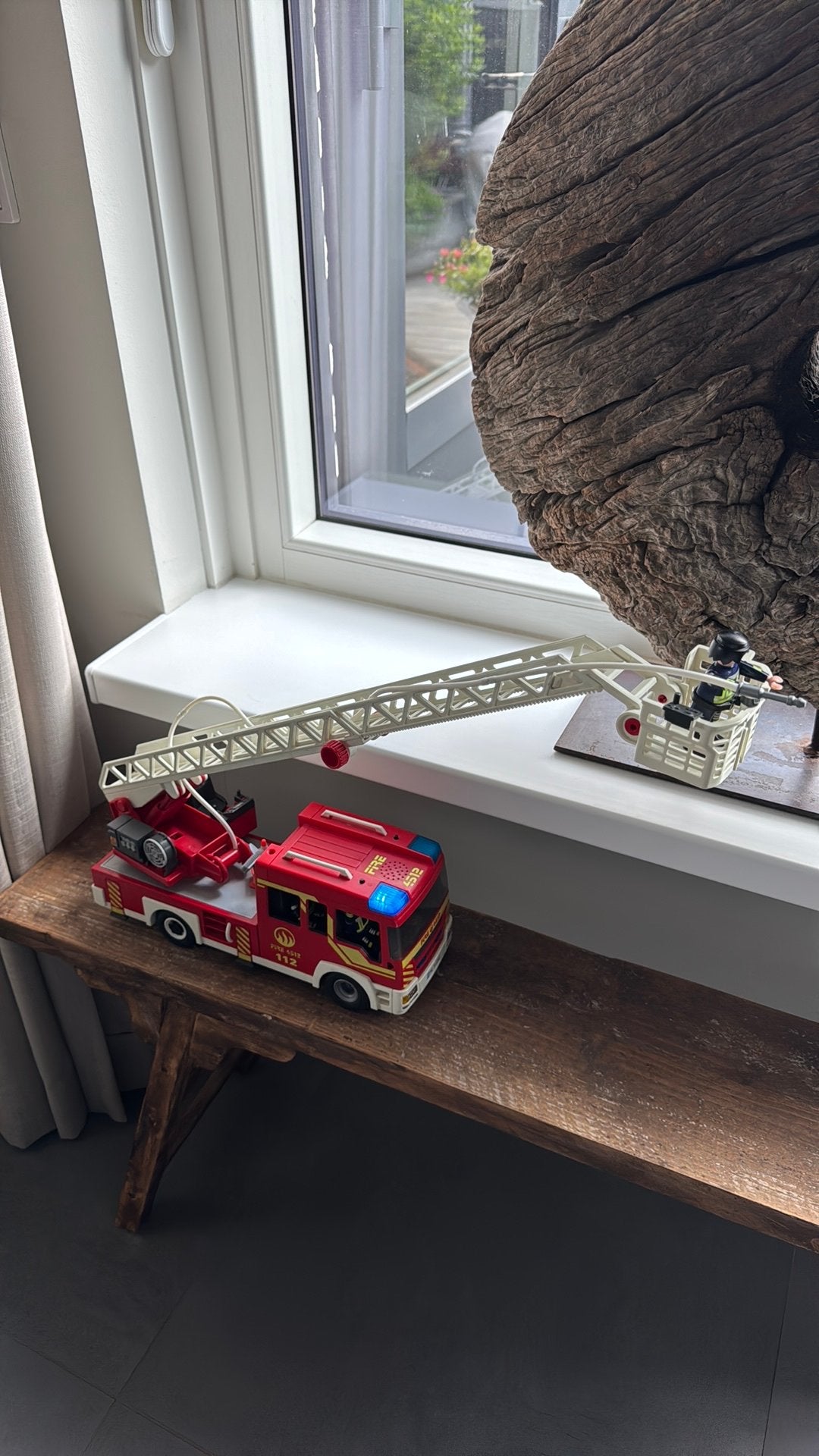 Playmobil ladderwagen, Ophalen of Verzenden, Gebruikt