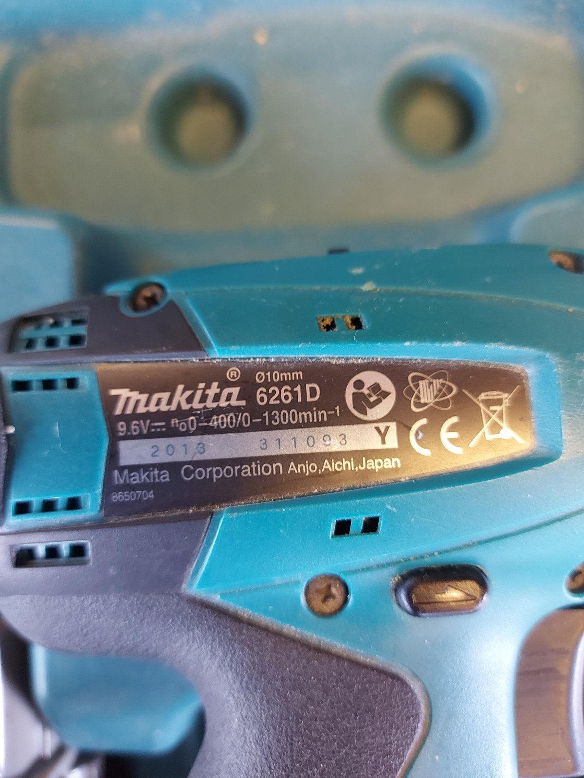 Makita 6261D Schroefmachine - 9.6V Boormachine, Variabele snelheid, Ophalen of Verzenden, Boor- en Schroefmachine, Gebruikt