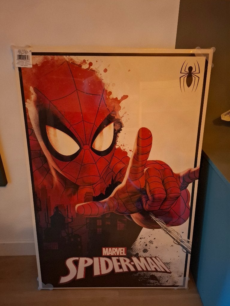 Spiderman poster, Verzamelen, Posters, Ophalen, Rechthoekig Staand, Nieuw, A1 t/m A3