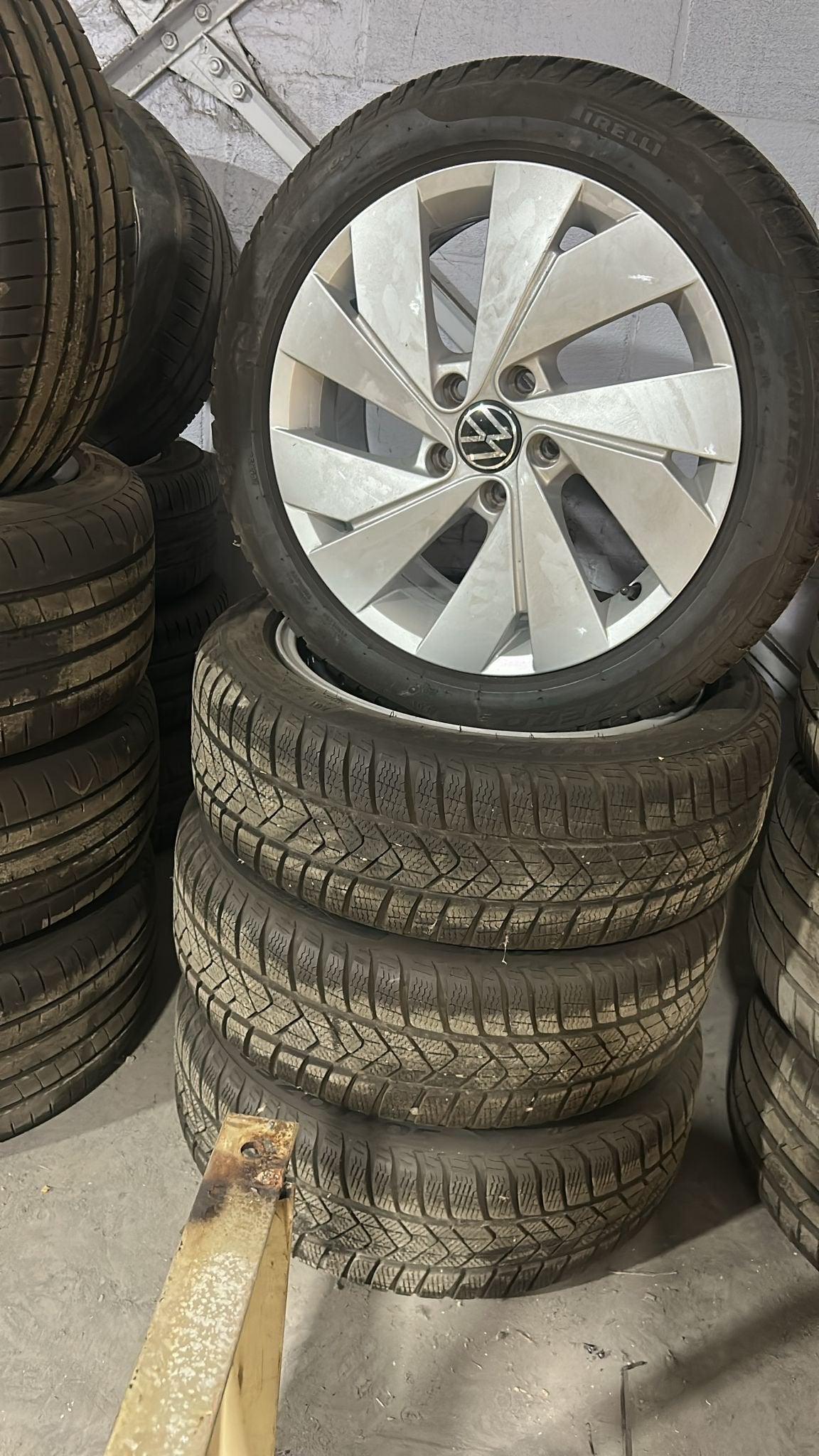 VOLKSWAGEN GOLF 8 BANDEN MET VELGEN, Gebruikt, -, -, Banden en Velgen