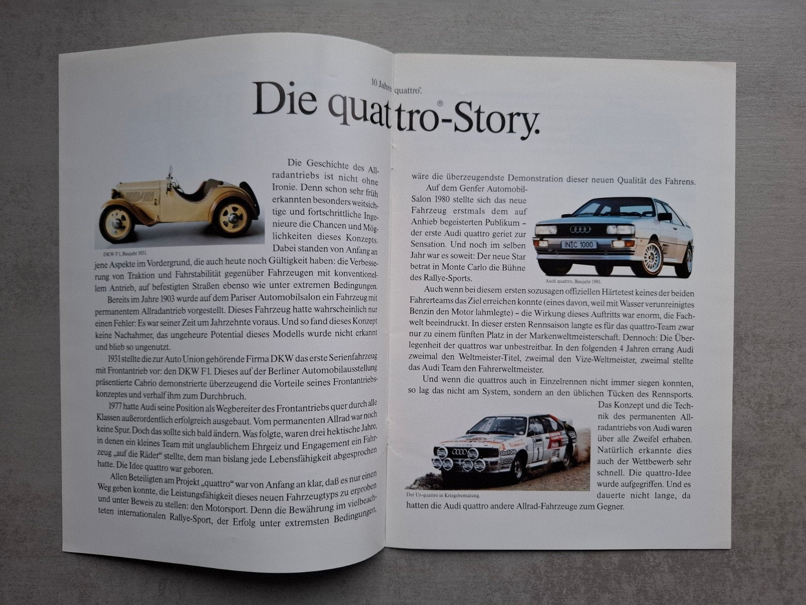 Audi Quattro Edition brochure, Ophalen of Verzenden, Zo goed als nieuw, Audi