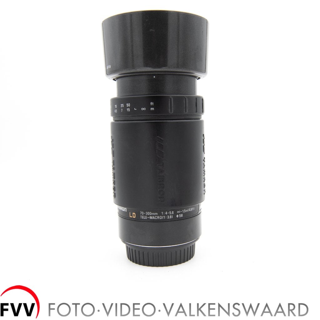 Tamron LD 70-300 mm F4.0-5.6 Tele-macro voor Canon, Gebruikt, Tamron, 300 mm, Xxx