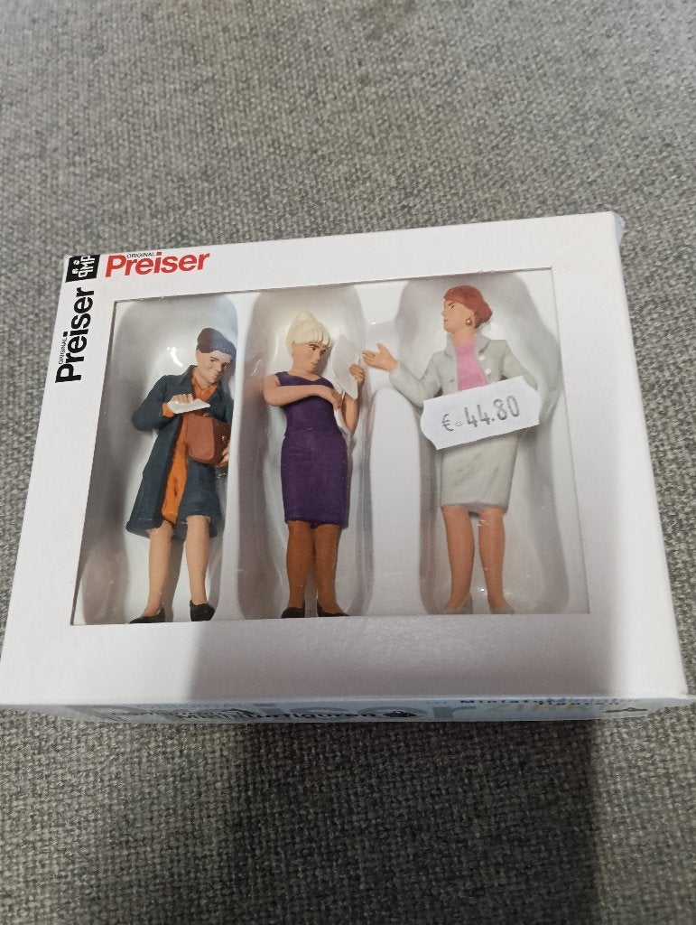 Preiser 44906 - Dames staand schaal G, Overige merken, Wisselstroom, Overige typen, Nieuw
