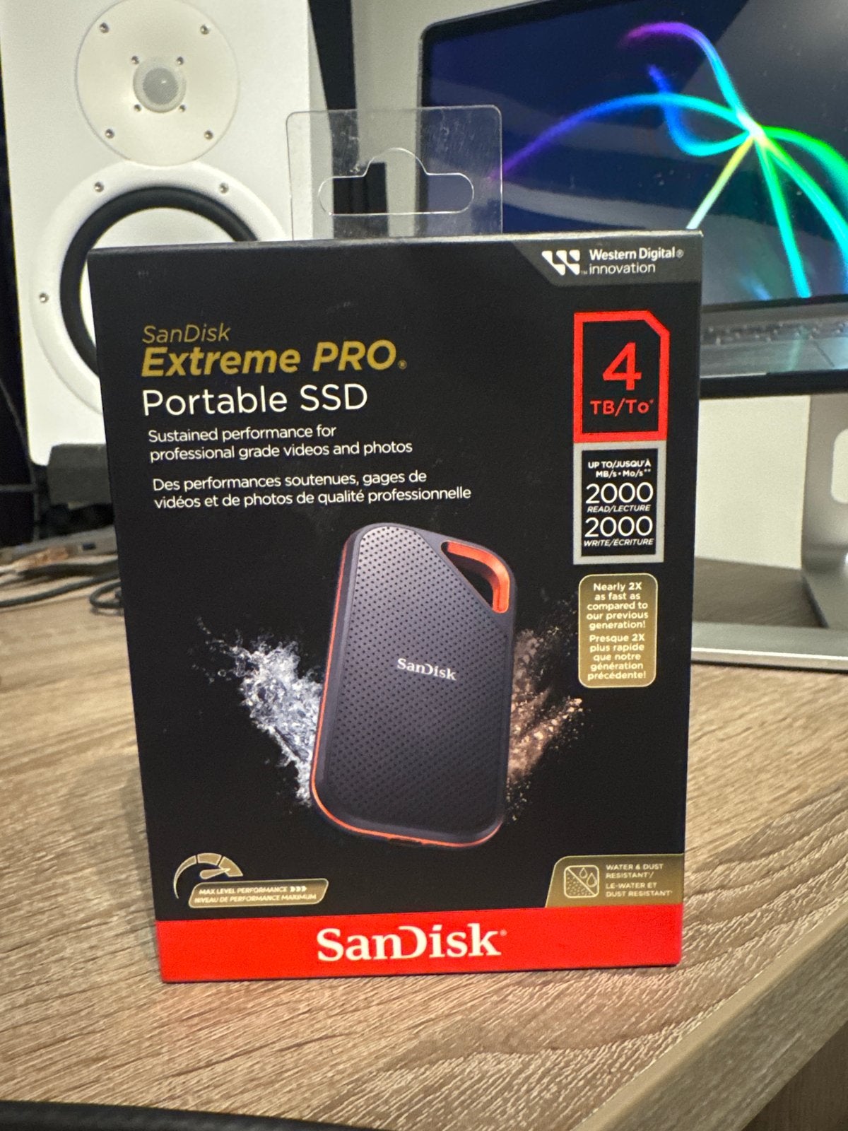 SanDisk Extreme PRO Portable SSD 4TB - Nieuw in doos, Computers en Software, Harde schijven, Server, SSD, Nieuw, Ophalen of Verzenden
