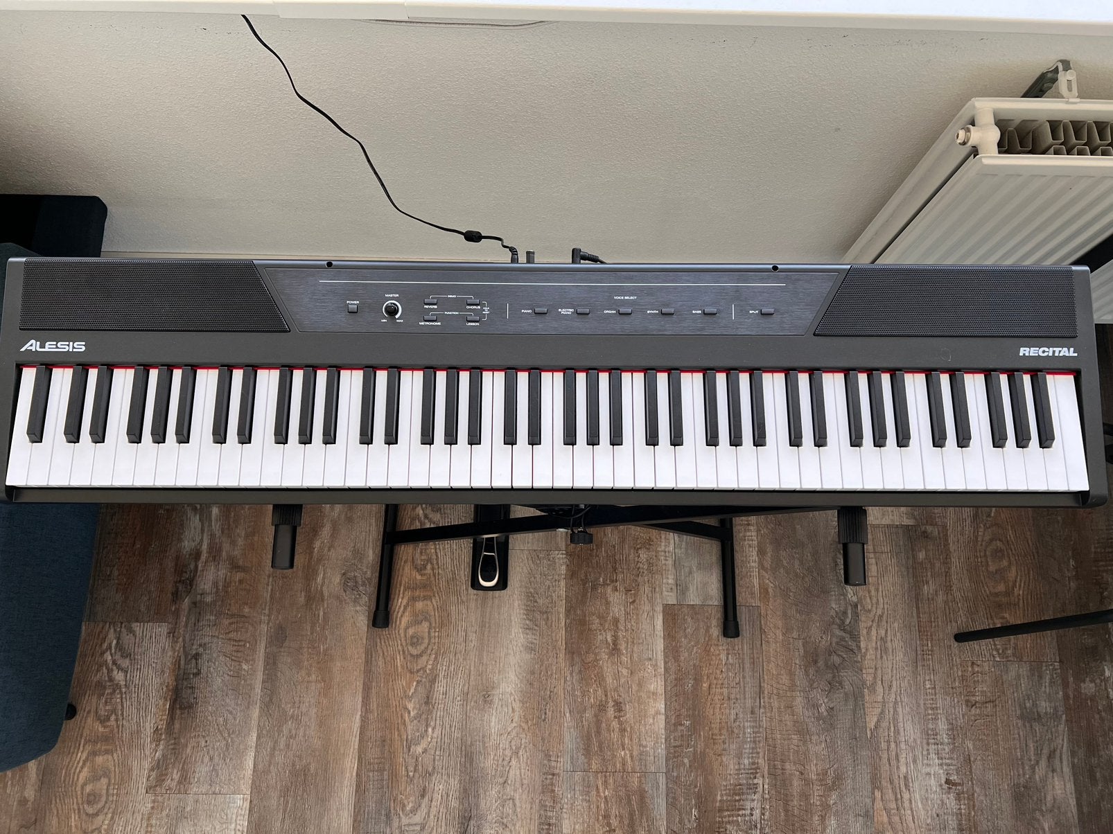 Alesis Recital 88 keys + Accessories, Ophalen, Zwart, Digitaal, Zo goed als nieuw
