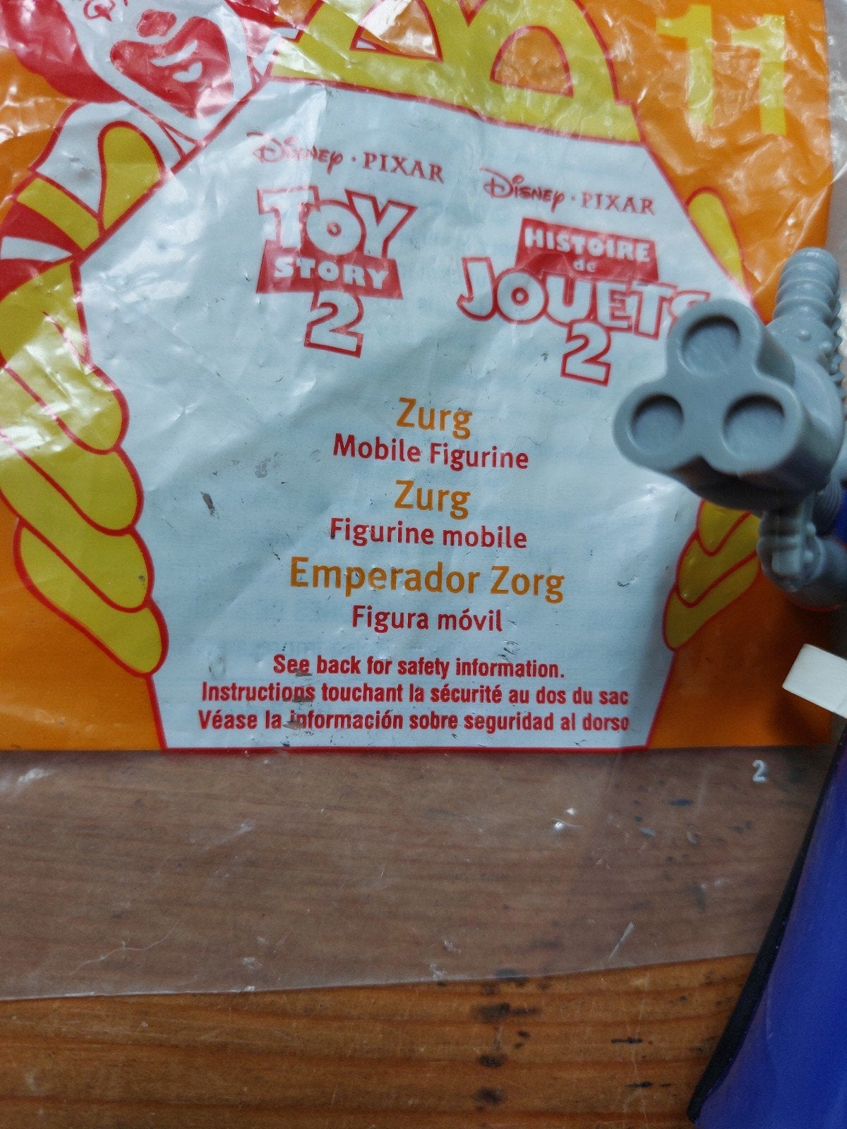 Toy story 2 mcdonalds speeltje Zurg, Ophalen of Verzenden, Overige figuren, Zo goed als nieuw, Beeldje of Figuurtje
