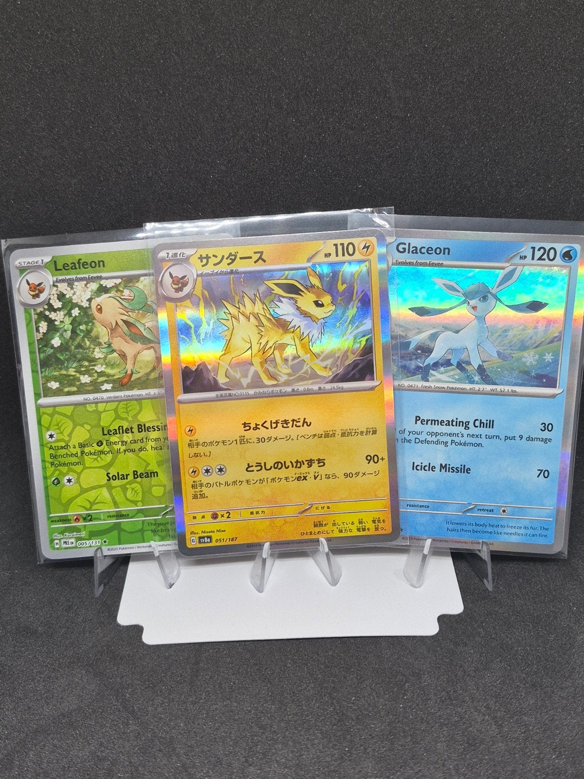 Pokémon Eeveelutions Kaarten Lot (3 stuks), Ophalen of Verzenden, Zo goed als nieuw
