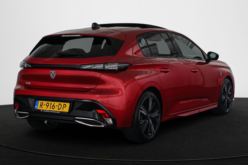 Peugeot 308 1.6 Plug-in Hybrid 180 GT Pano FOCAL Memory Lede, Auto's, Peugeot, Gebruikt, 4 cilinders, 181 pk, 150 min