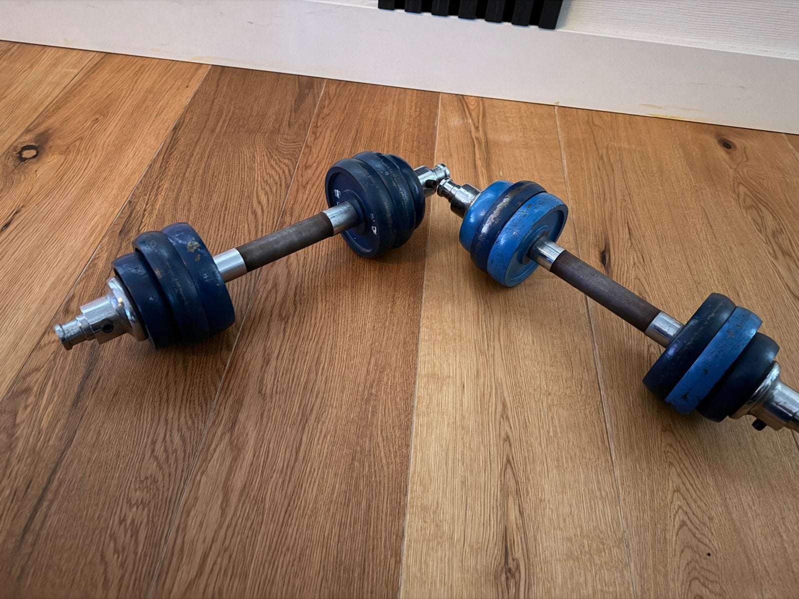 Verstelbare Halters max 10kg - Ideaal voor Krachttraining, Ophalen, Gebruikt, Armen, Dumbbell