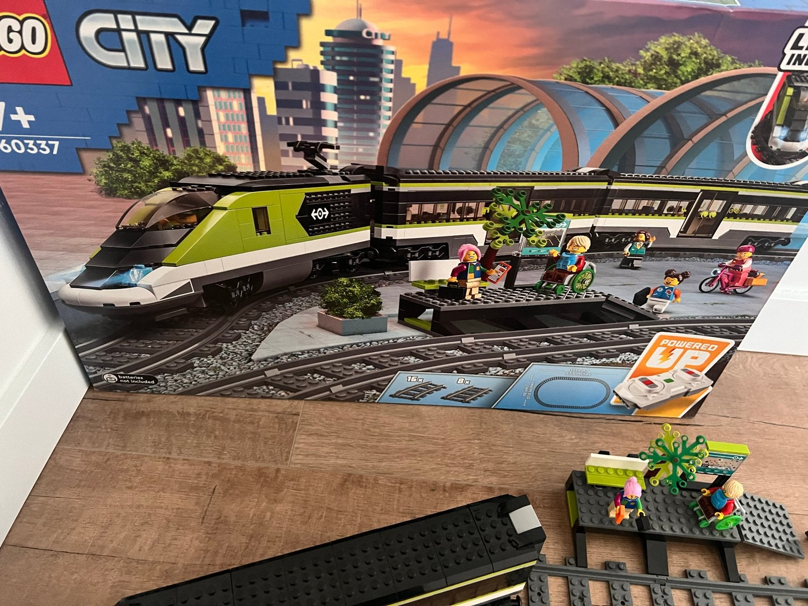 LEGO City Passagierstrein 60337 met afstandsbediening, City, Verzenden, Lego, Zo goed als nieuw