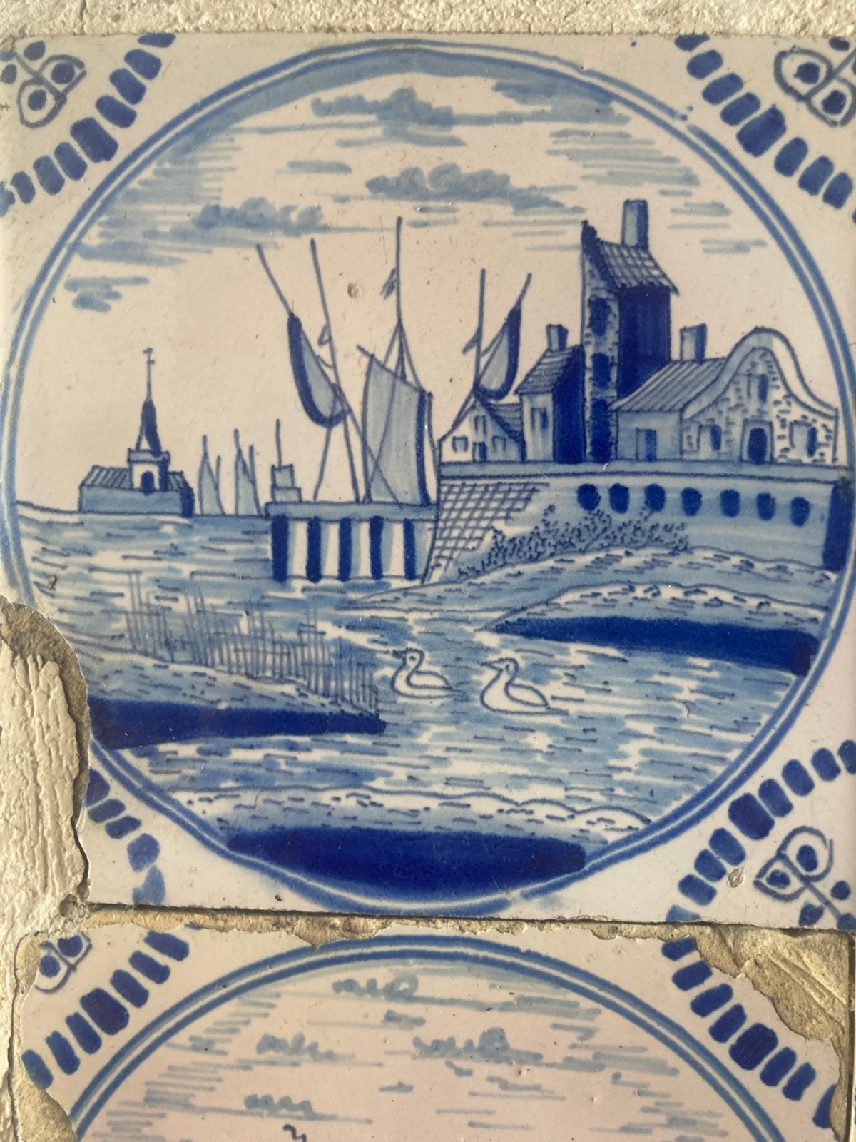 Bijzondere Antieke tegeltjes Tichelaar Delfts Blauw, Ophalen