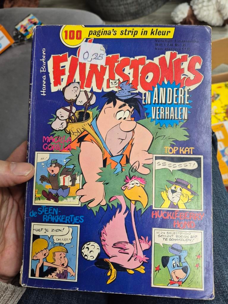 Flintstones en andere verhalen stripboek, Eén stripboek, Ophalen of Verzenden, Gelezen, Hanna-Barbera