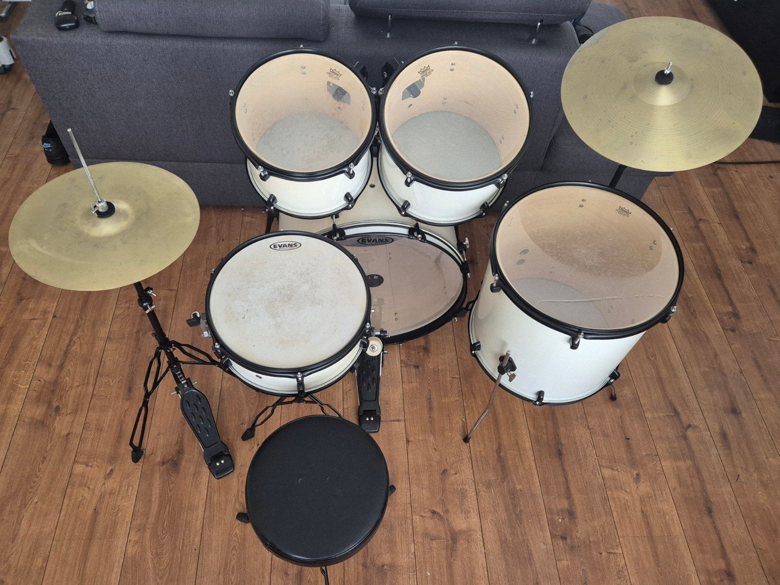Beginners drumstel, Muziek en Instrumenten, Drumstellen en Slagwerk, Ophalen, Gebruikt, Overige merken