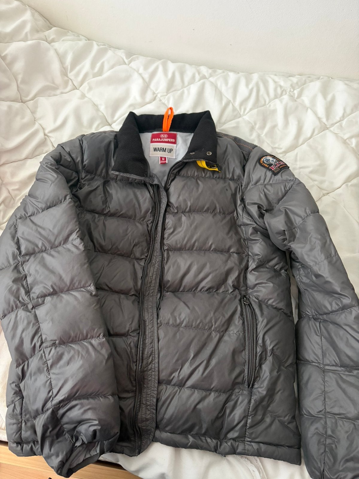 Parajumper jas exclusief, Ophalen of Verzenden, Zo goed als nieuw, Maat 48/50 (M), Grijs