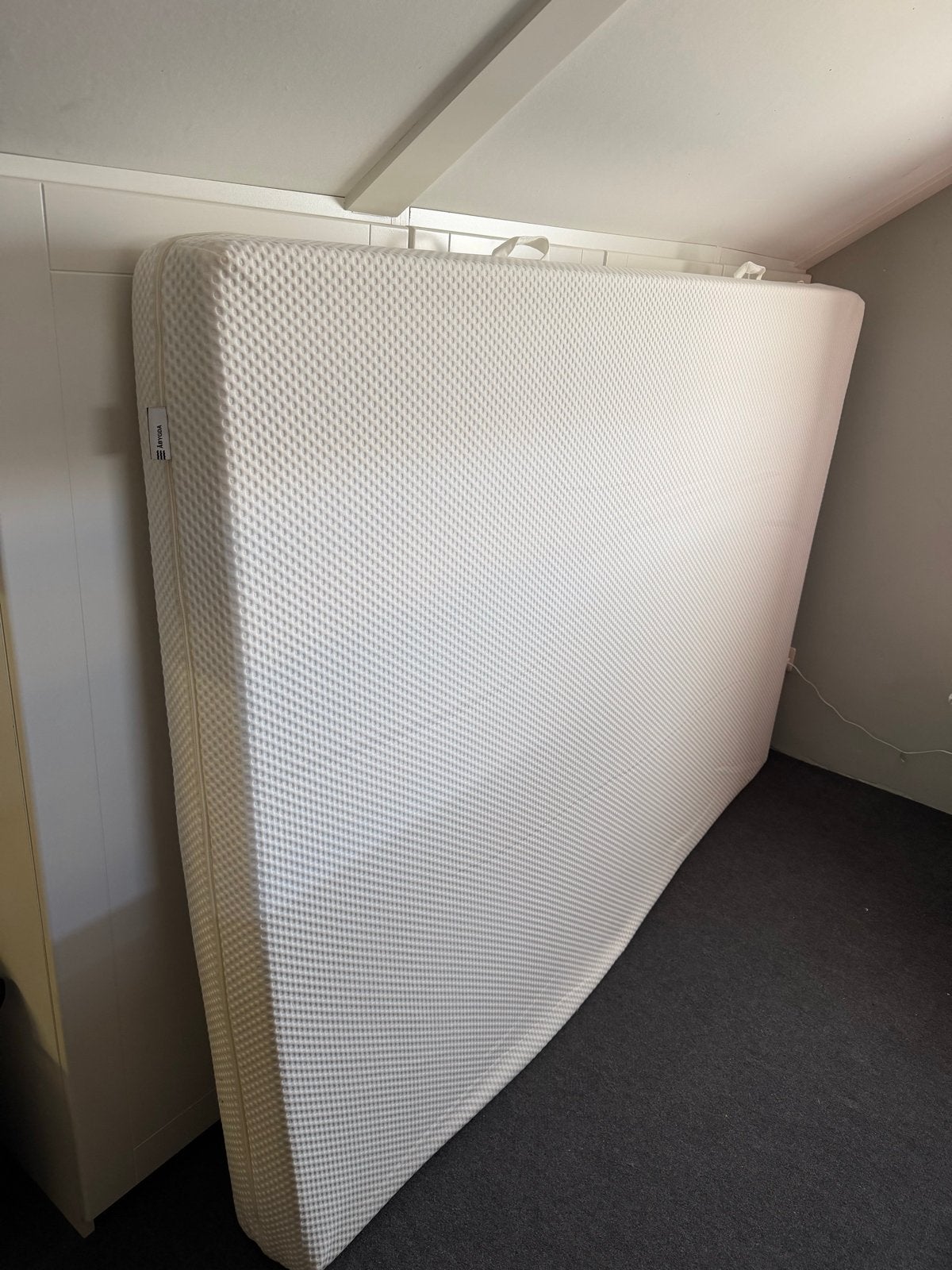 IKEA ÅBYGDA Matras twijfelaar 140x200, Ophalen, 140 cm, Zo goed als nieuw, Twijfelaar