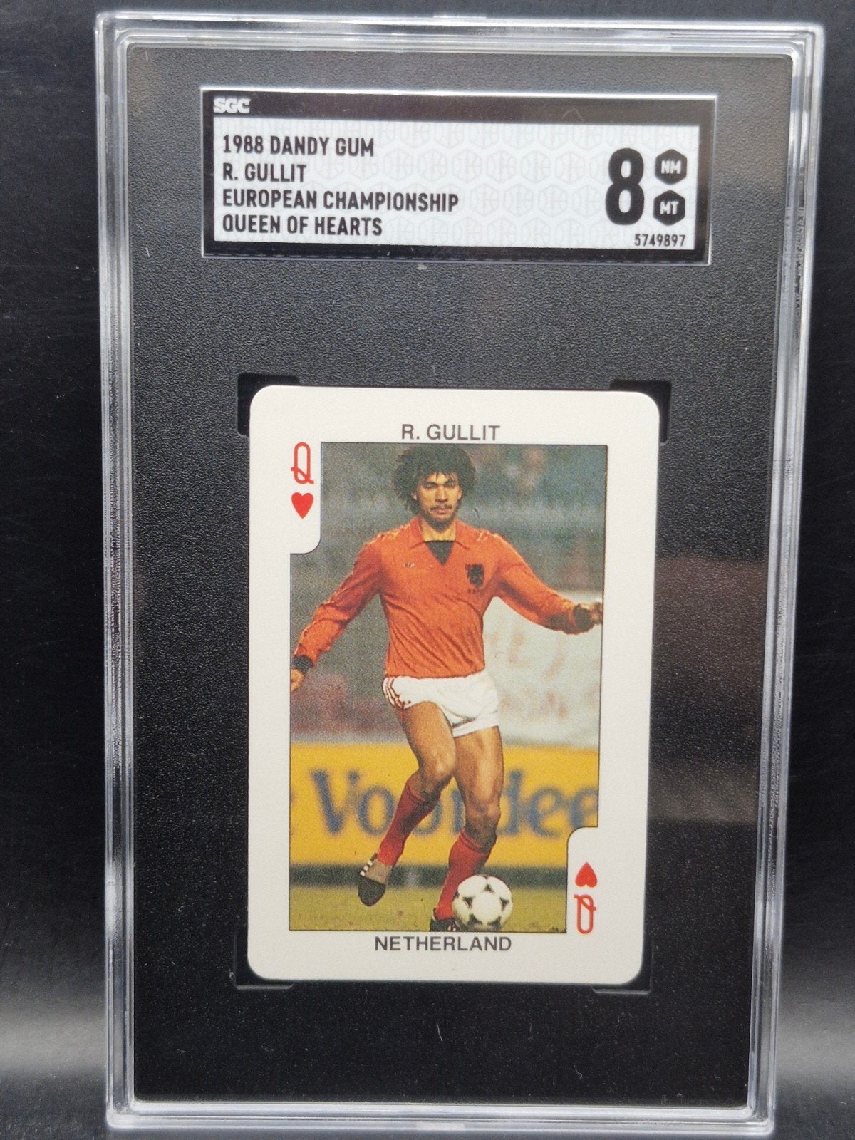 ruud gullit 1988 european championship oranje SGC 8, Ophalen of Verzenden, Zo goed als nieuw, Losse kaart