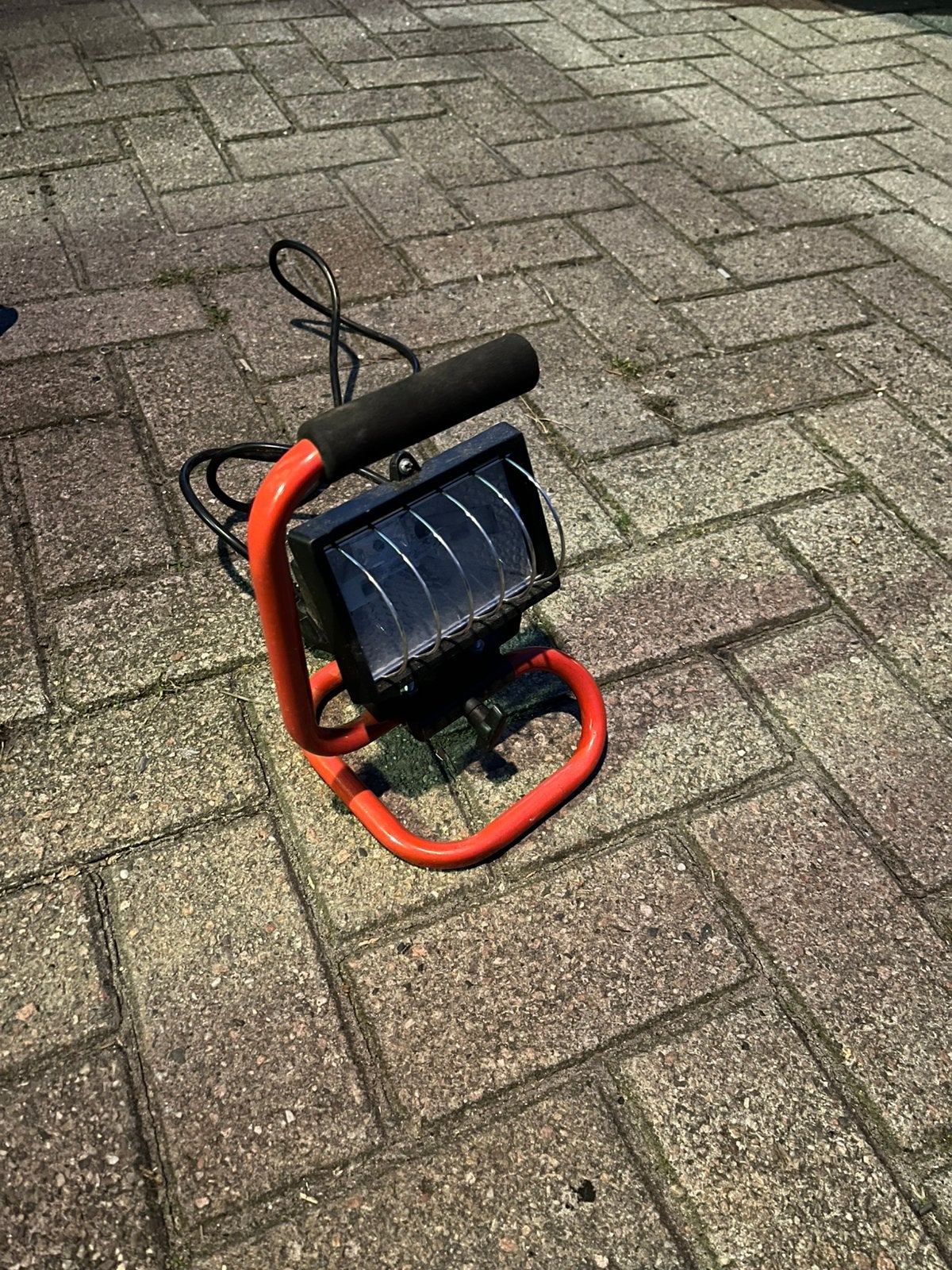 Diverse bouwlamp op statief lamp standaard werklamp klus ♻️, Ophalen, Gebruikt, Minder dan 50 watt, Lamp