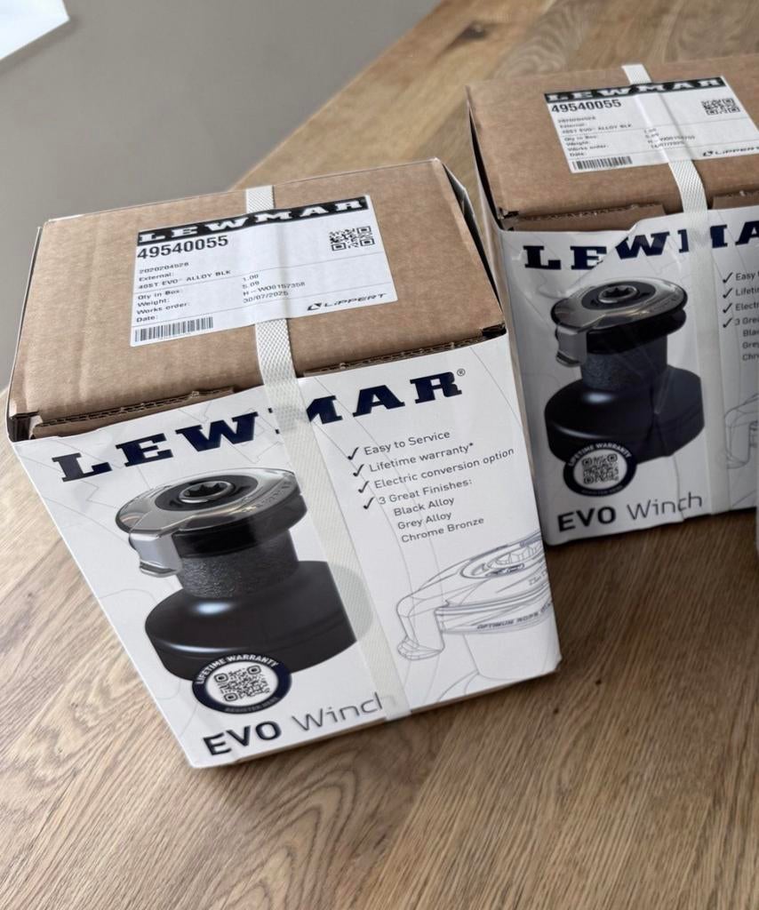 LEWMAR lier 40 ST Evo, zelfhalend, NIEUW, Verzenden, Nieuw, Dekbeslag, Zeilboot