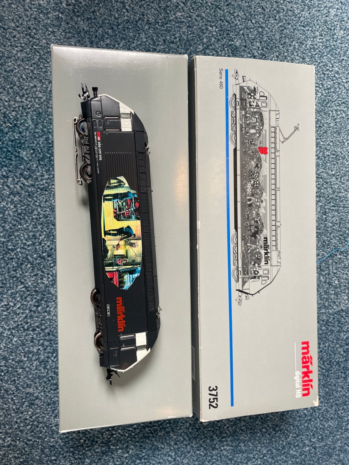 Märklin Locomotief Serie 460 (3752) - Zo goed als nieuw, Hobby en Vrije tijd, Wisselstroom, Locomotief, Ophalen of Verzenden, Zo goed als nieuw