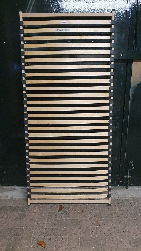 Topflex lattenbodem 90 x 200 cm, Ophalen, 90 cm, Eenpersoons, Zo goed als nieuw
