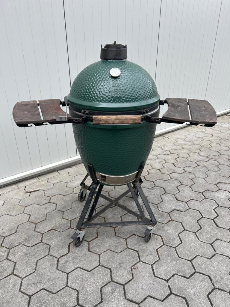 Big Green Egg Large met trolley, Verzenden, Gebruikt, Big Green Egg