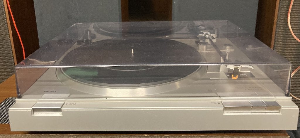 Philips F7230 volautomatische platenspeler, Audio, Tv en Foto, Ophalen, Philips, Gebruikt, Automatisch